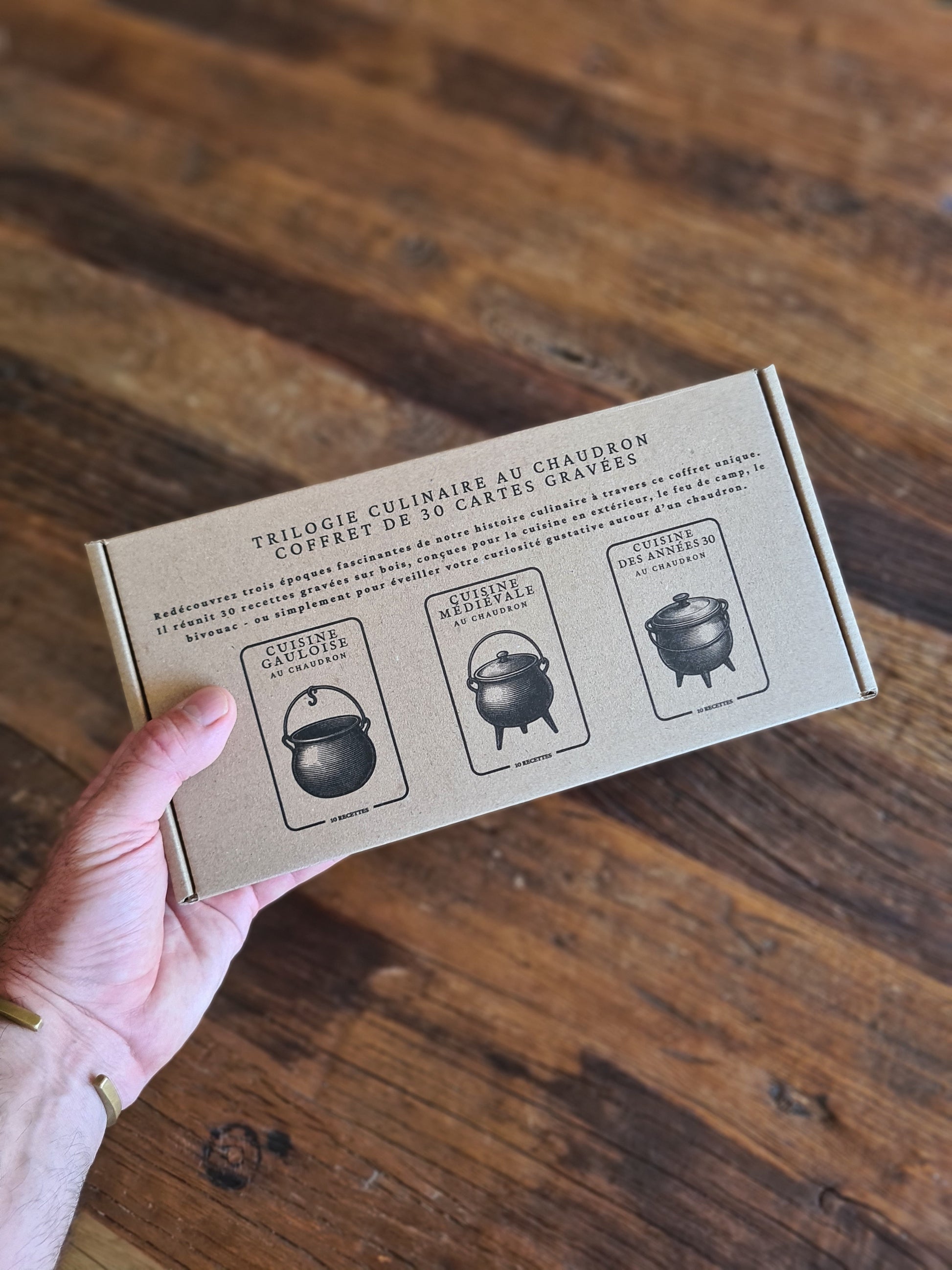 Coffret trilogie culinaire au chaudron Approche Libre.