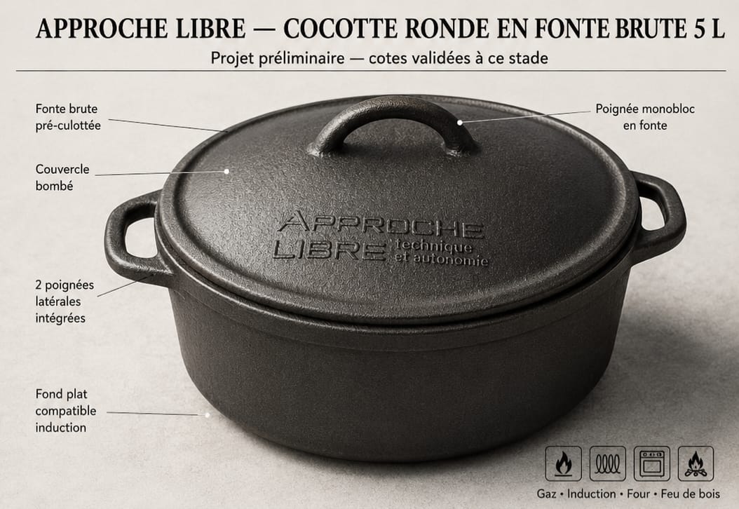 La cocotte en fonte : le retour à l'essentiel