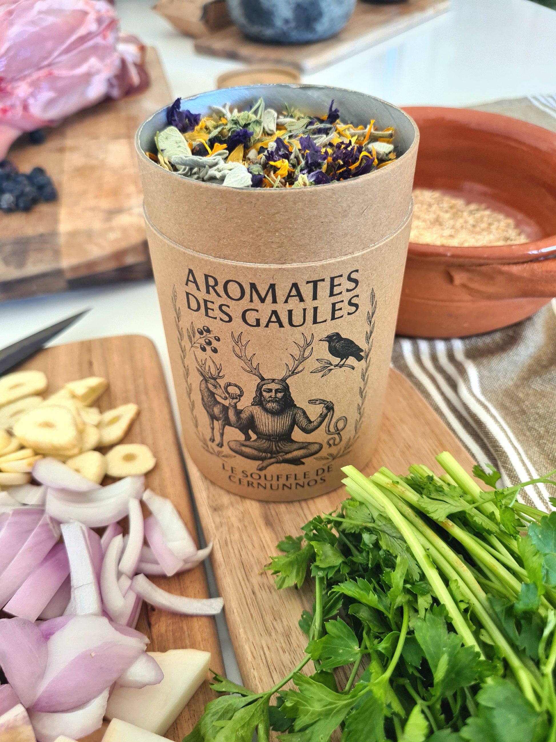Aromates des Gaules -- Le Souffle de Cernunnos, pour la cuisine au chaudron 