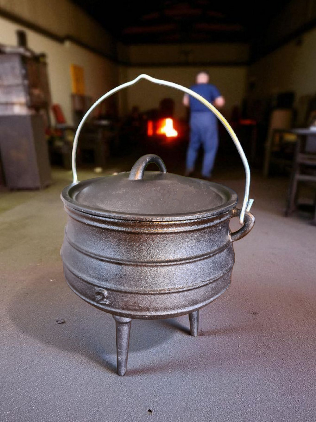 Chaudron en fonte 6 litres Approche Libre pour cuisiner dehors sainement 