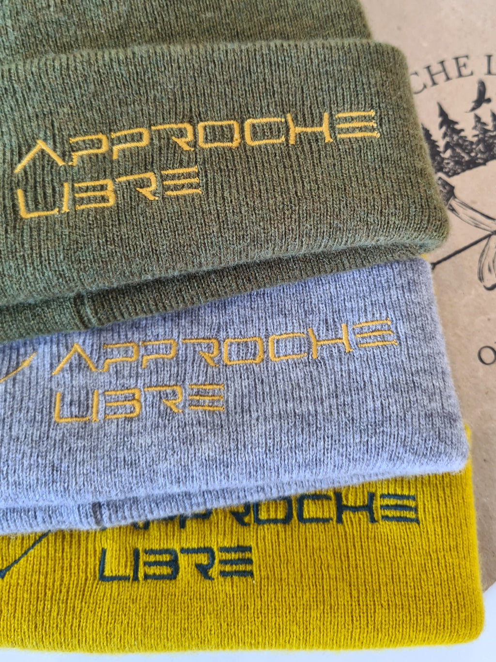 100% Mérinos. Bonnets de laine pour vivre dehors en liberté. 