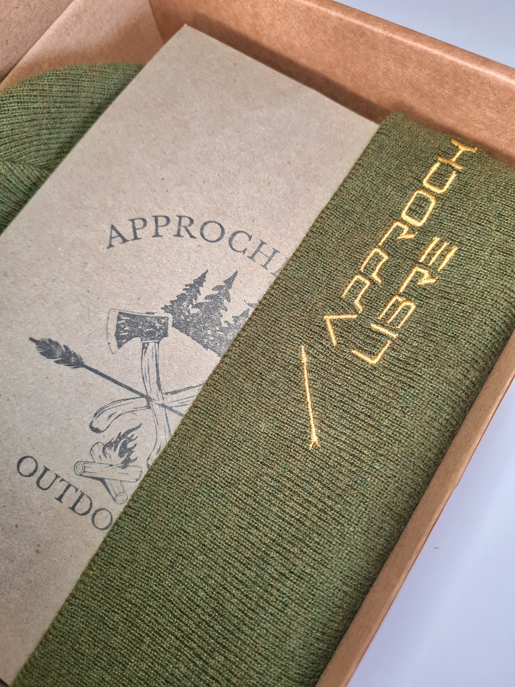 Bonnet chaud vert militaire en laine mérinos 