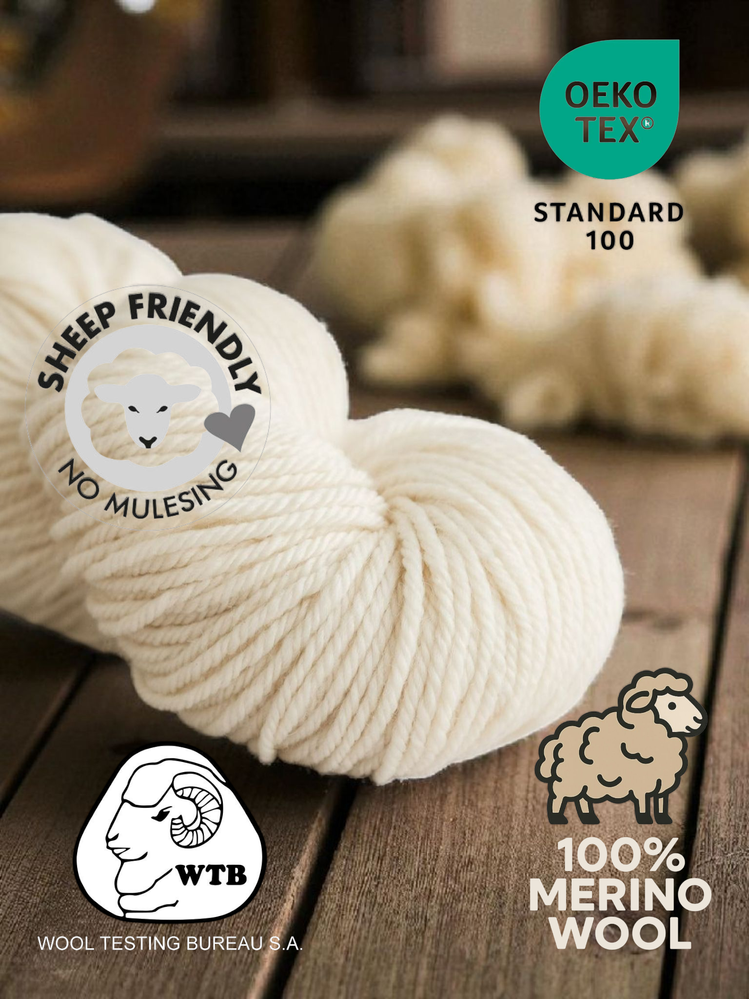 Bonnet 100% laine mérinos – Approche Libre